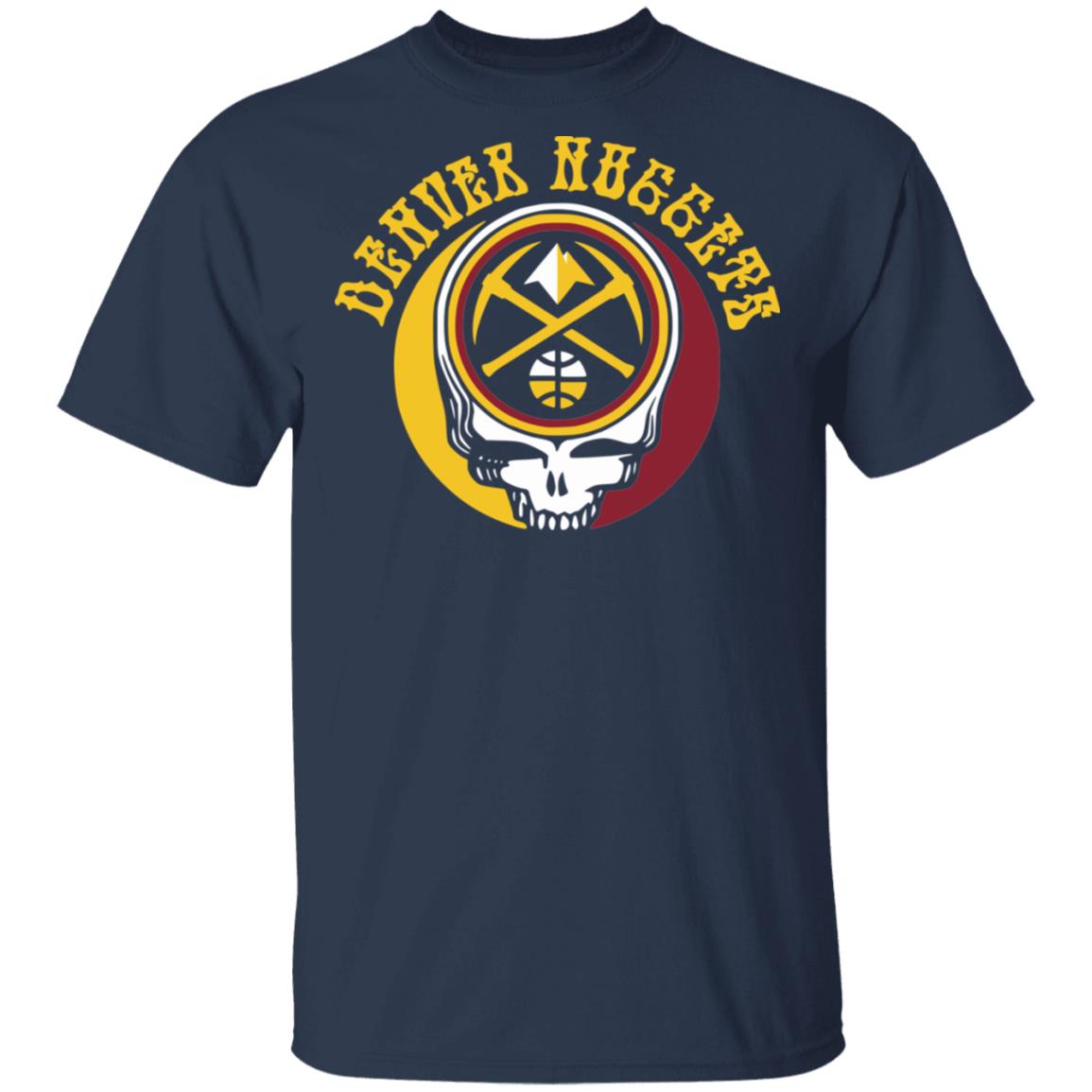 Nuggets Merch Denver Nuggets Grateful Dead Tee Nuggets Merch Denver Nuggets Grateful Dead Tee