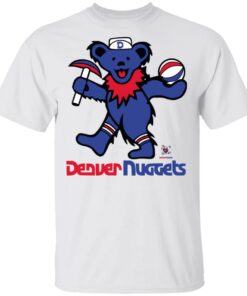 Nuggets Merch Denver Nuggets Grateful Dead White Tee