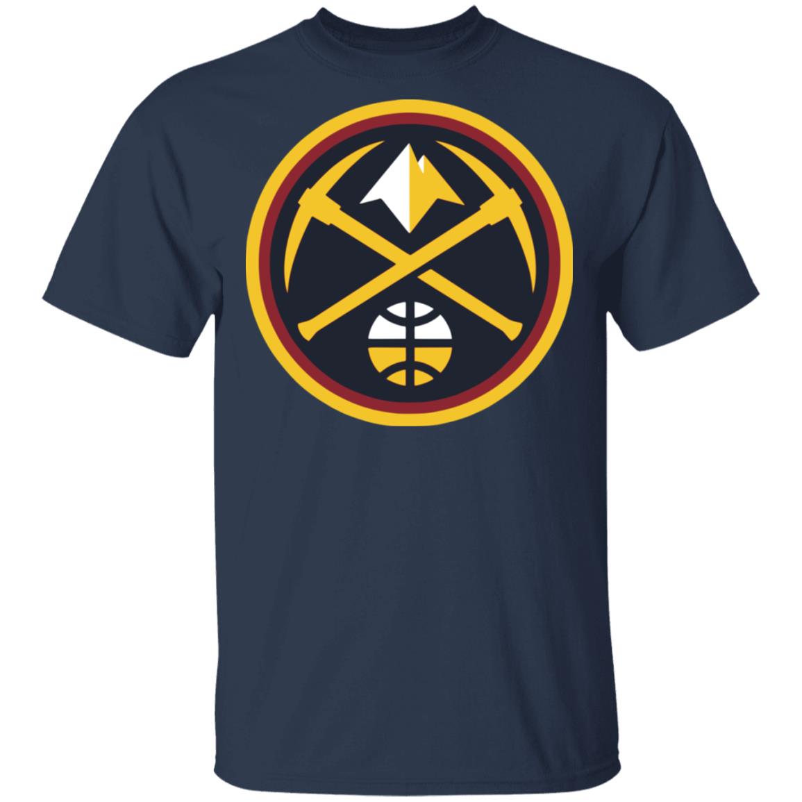 Nuggets Merch Nuggets Primary Logo Navy Tee Nuggets Merch Nuggets Primary Logo Navy Tee