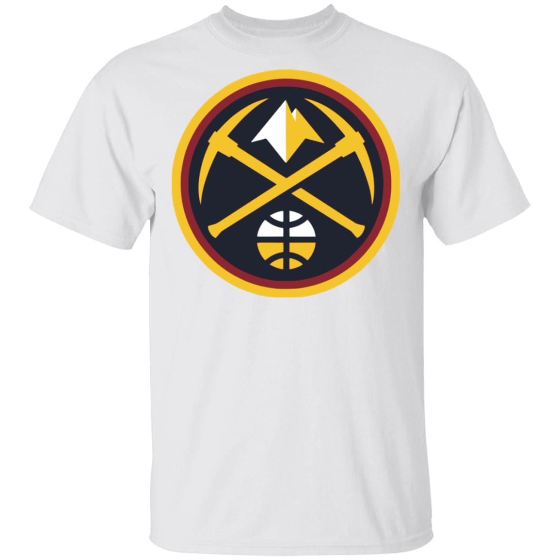 Nuggets Merch Nuggets Primary Logo White Tee Nuggets Merch Nuggets Primary Logo White Tee