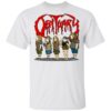 Obituary Merch Cartoon Obituary Stay Safe Stay Metal Light Blue T-Shirt