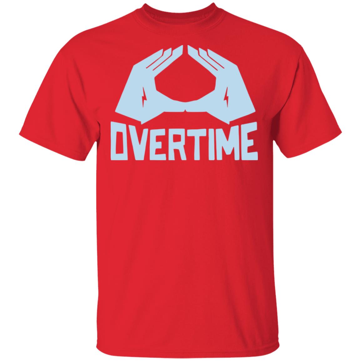 Overtime Shoutout OT Red Tee Overtime Shoutout OT Red Tee