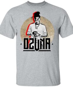 Ozuna Merch Ozuna Heather Grey Photo T-Shirt Ozuna Merch Ozuna Heather Grey Photo T-Shirt