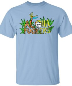 Pepper Merch Aloha Fuckers SkullConut White Tee Pepper Merch Aloha Fuckers SkullConut White Tee