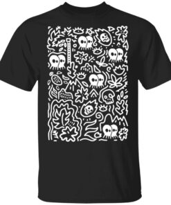 Pepper Merch SkullConut Map Black Tee Pepper Merch SkullConut Map Black Tee