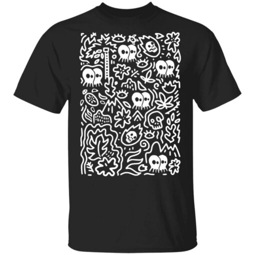 Pepper Merch SkullConut Map Black Tee