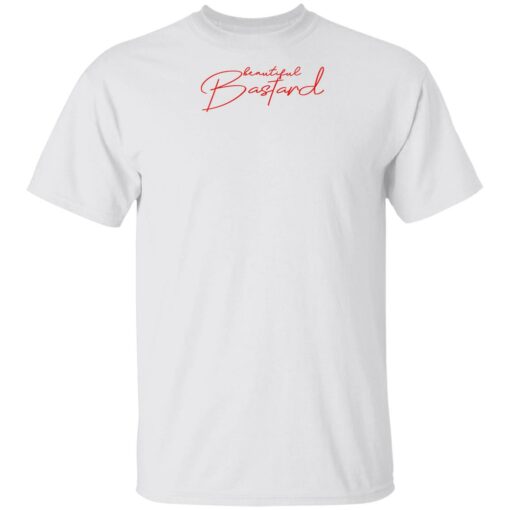Philip Defranco Merch Beautiful Bastard Tee With Red