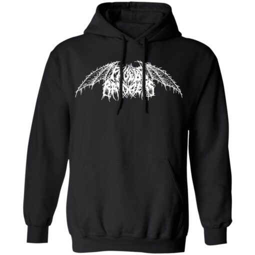 Phoebe Bridgers Merch Metal Logo Black Hoodie