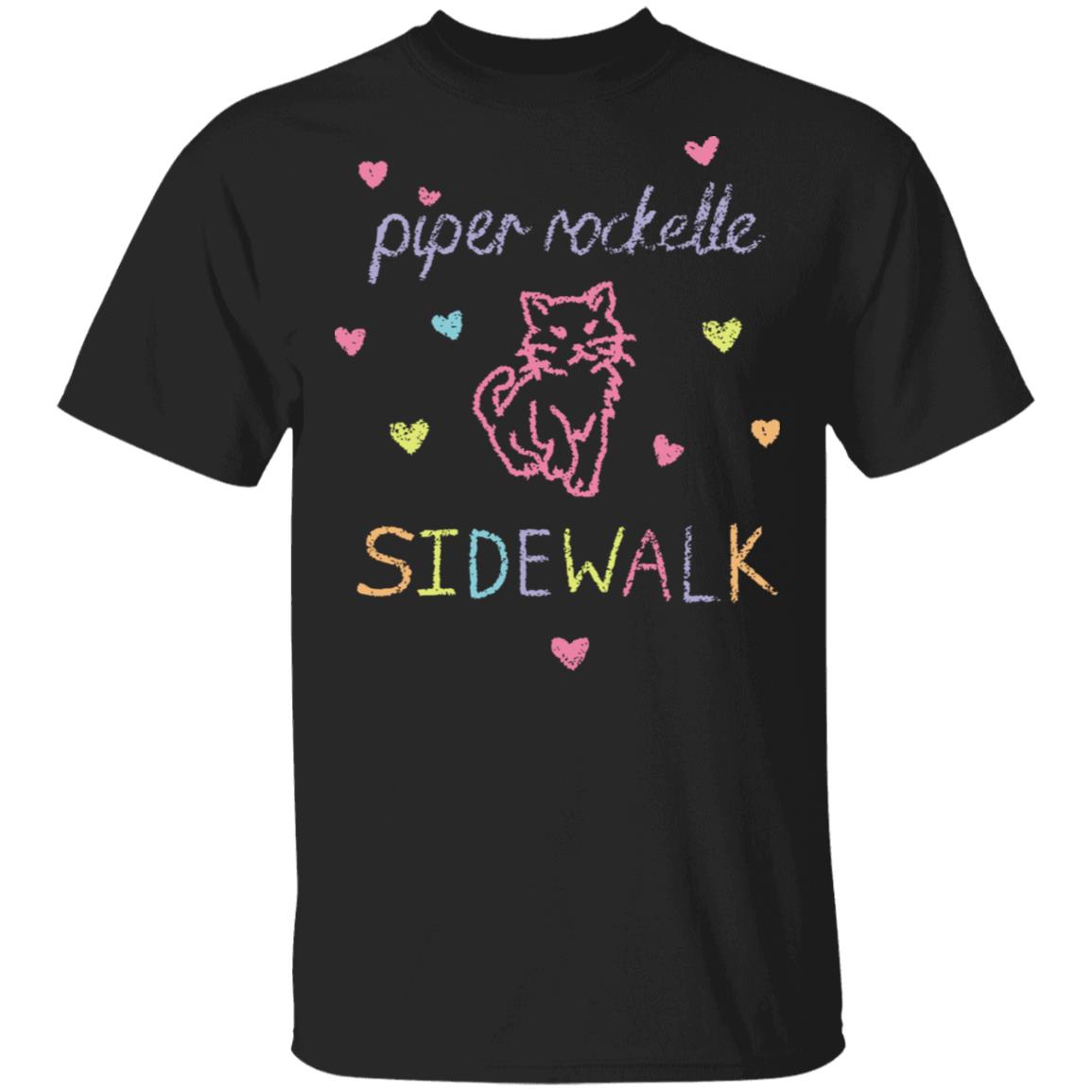 Piperrockellebby Merch Sidewalk Black Tee Piperrockellebby Merch Sidewalk Black Tee