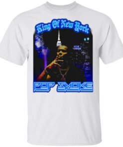 Pop Smoke T Shirt King of New York White T-Shirt Pop Smoke T Shirt King of New York White T-Shirt