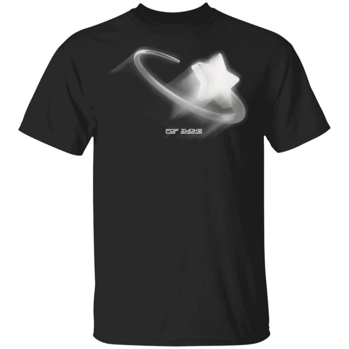 Pop Smoke T Shirt Star Black T-Shirt Pop Smoke T Shirt Star Black T-Shirt