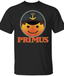 Primus Merch Captain Shiner Face T-Shirt Primus Merch Captain Shiner Face T-Shirt