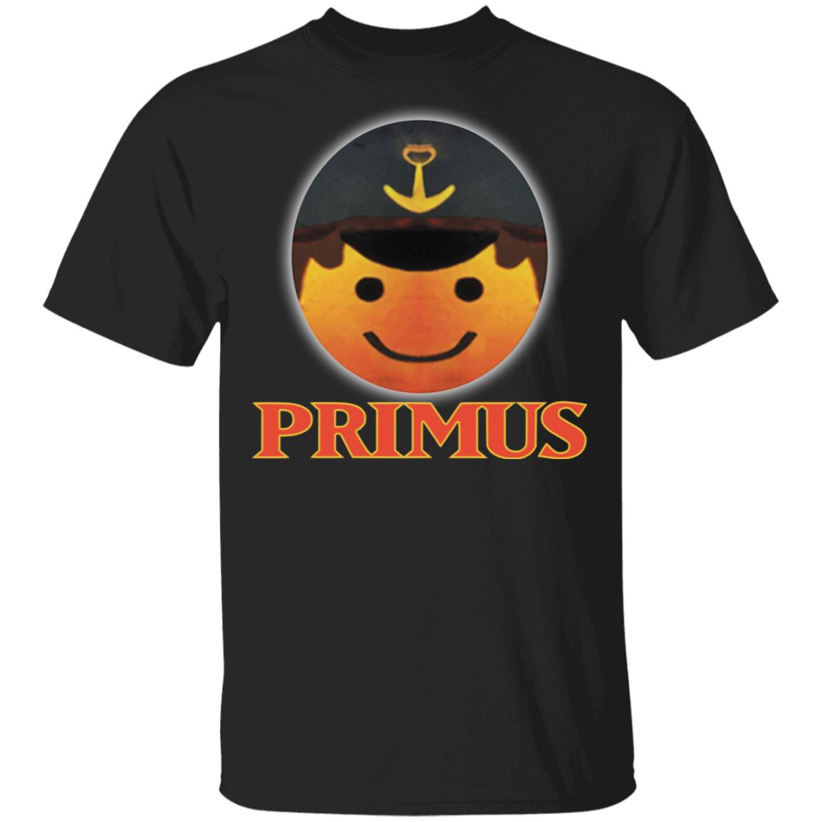 Primus Merch Captain Shiner Face T-Shirt Primus Merch Captain Shiner Face T-Shirt
