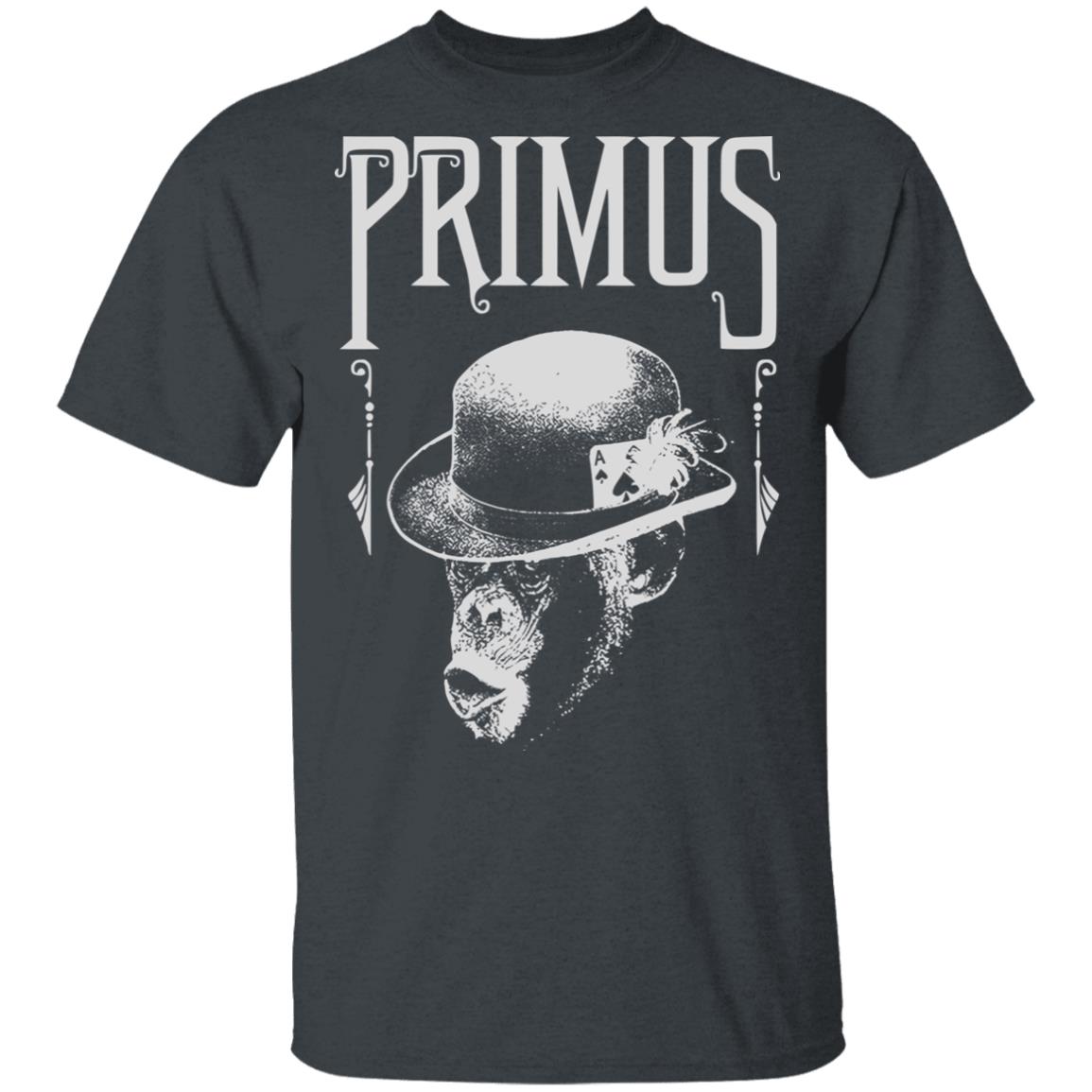 Primus Merch Monkey Charcoal T-shirt Primus Merch Monkey Charcoal T-shirt