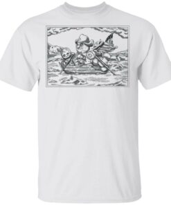 Puppet History Merch The Professor Crossing The Delaware white Shirt Puppet History Merch The Professor Crossing The Delaware white Shirt