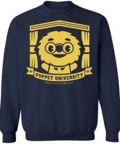 Puppet history Merch Puppet University The Professor Crest Tee Puppet history Merch Puppet University The Professor Crest Tee
