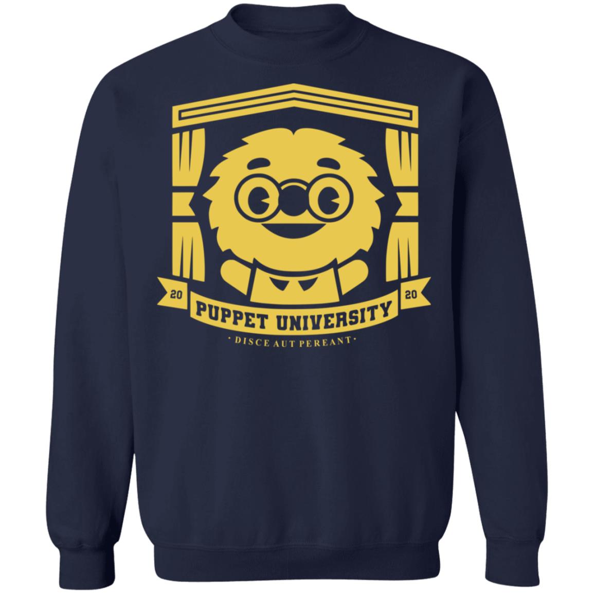 Puppet history Merch Puppet University The Professor Crest Tee Puppet history Merch Puppet University The Professor Crest Tee