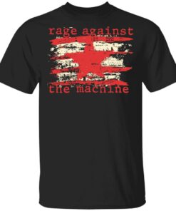 Rage Against The Machine Merch Newspaper Star Black Tee Rage Against The Machine Merch Newspaper Star Black Tee