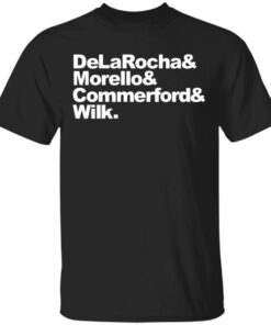 Rage Against The Machine Merch Surnames Tee Rage Against The Machine Merch Surnames Tee