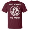 Rage Against The Machine T Shirt Molotov Stencil Maroon Tee