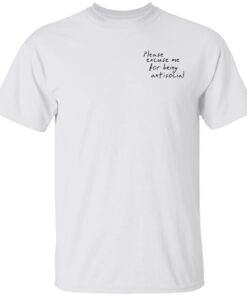 Roddy Ricch Merch Roddy Ricch Please Excuse Me White T-Shirt