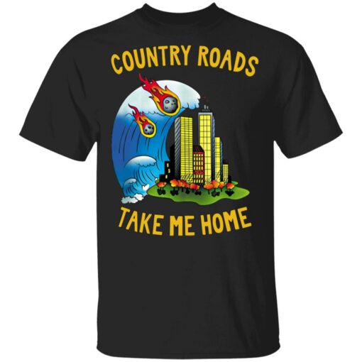 Rtgame Merch The Country Roads Black T-Shirt