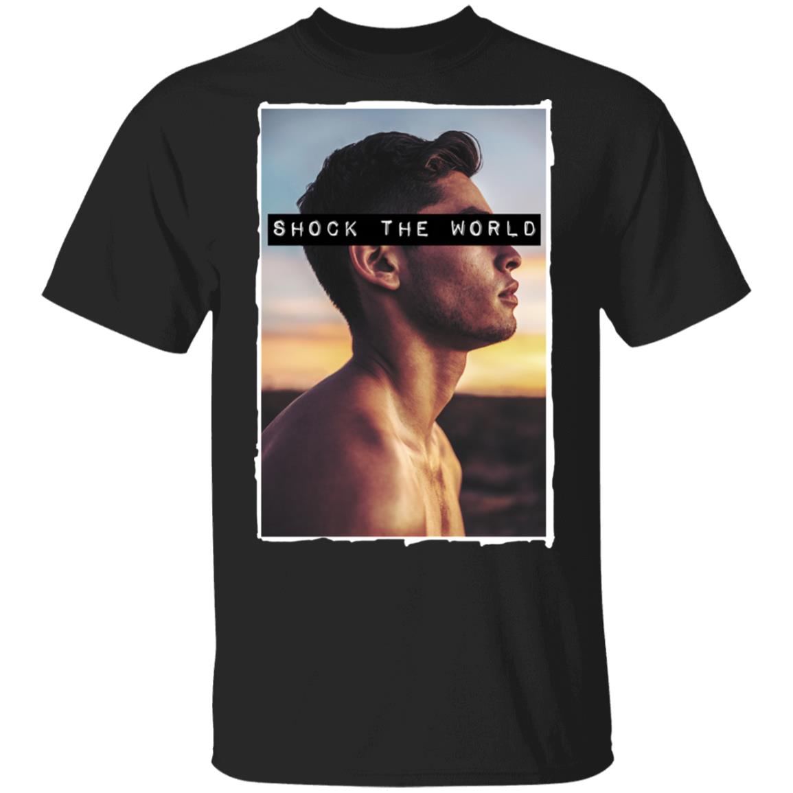 Ryan Garcia Merch Reflection Shock The World Black T-Shirt Ryan Garcia Merch Reflection Shock The World Black T-Shirt