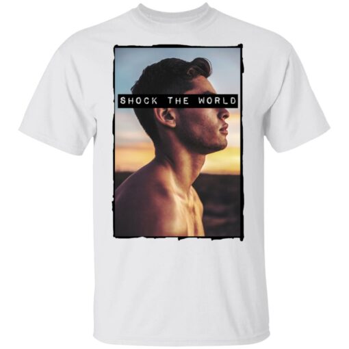 Ryan Garcia Merch Reflection Shock The World White T-Shirt