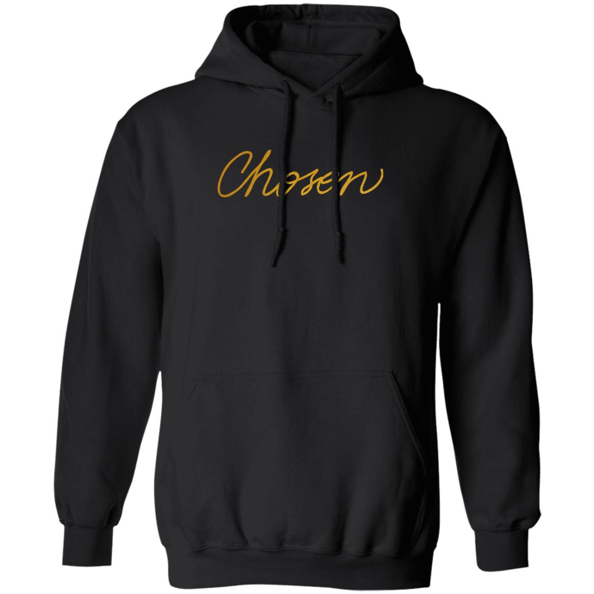 Sam And Colby Merch Colby Brock Chosen Gold Script Hoodie Sam And Colby Merch Colby Brock Chosen Gold Script Hoodie