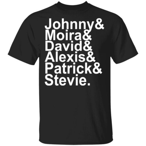Schitts Creek Merch Rose Family Names Unisex T-Shirt With Patrick