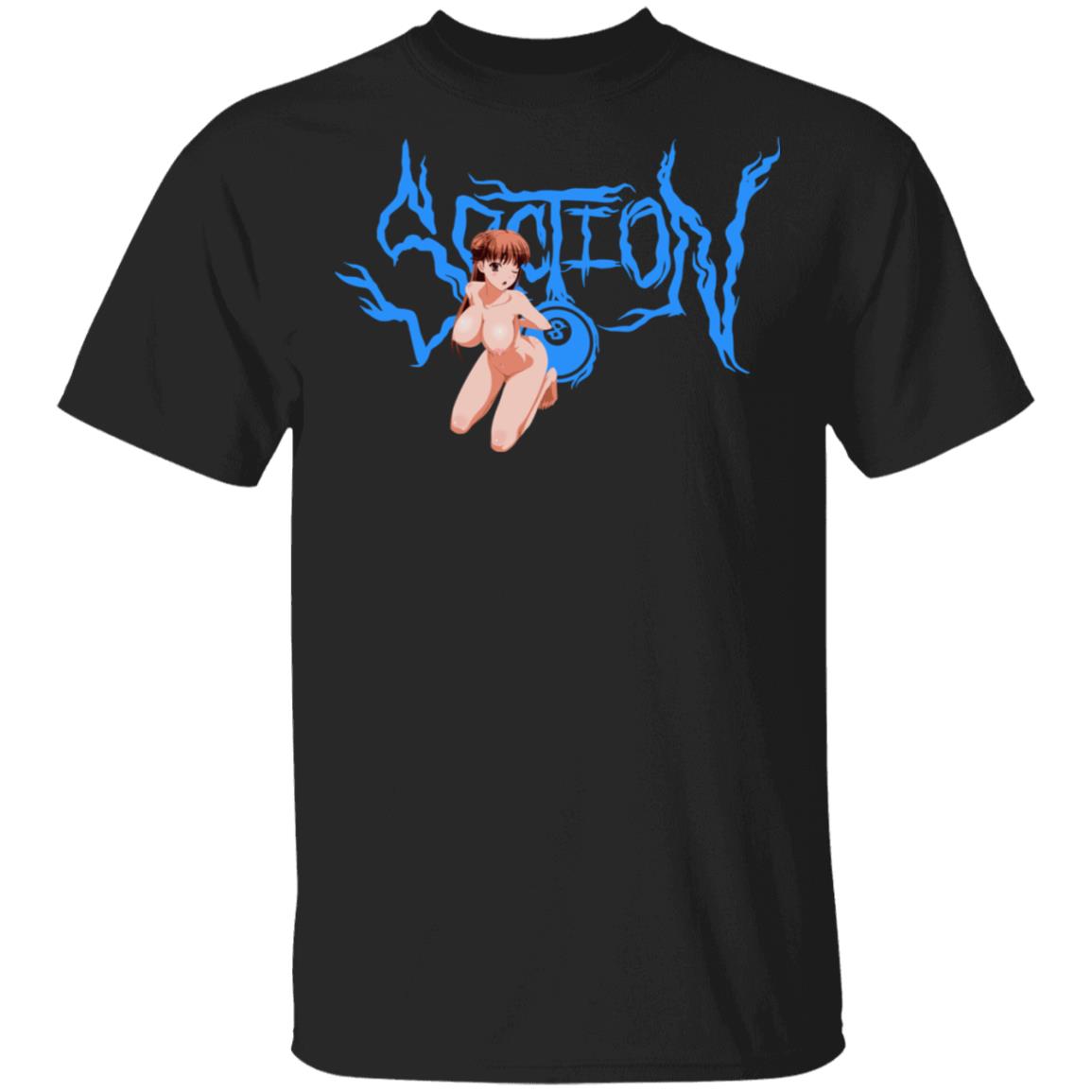Section8official Merch Hentai Amber Black Shirt Section8official Merch Hentai Amber Black Shirt