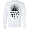 Tame Impala Merch Pyramid White Long Sleeve