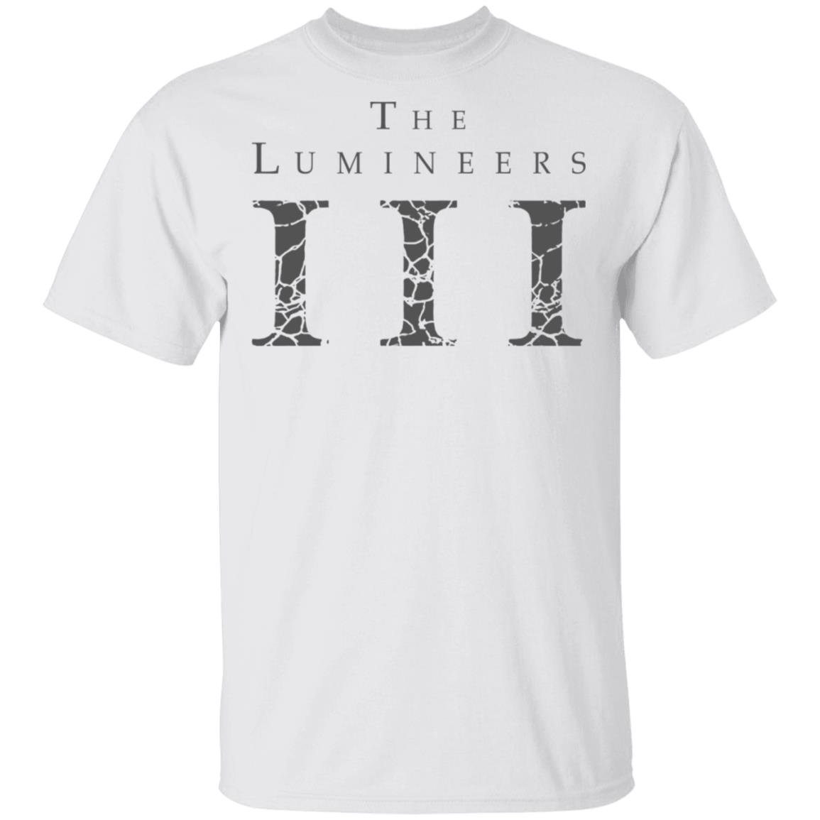 The Lumineers Merch Crracked Marble III Short Sleeve Tee The Lumineers Merch Crracked Marble III Short Sleeve Tee