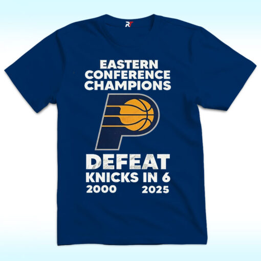 25 Years, Indiana Pacers Eastern Conference Champions Defeat Knicks In 6 2000 2025 Shirt