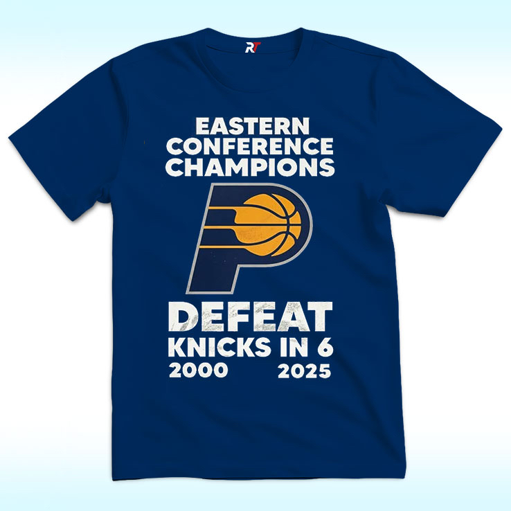 25 Years, Indiana Pacers Eastern Conference Champions Defeat Knicks In 6 2000 2025 Shirt 25 Years, Indiana Pacers Eastern Conference Champions Defeat Knicks In 6 2000 2025 Shirt
