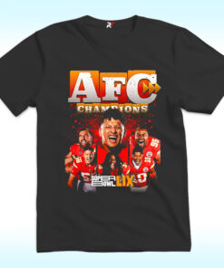 AFC Champs Super Bowl LIX Shirt, Kansas City Chiefs AFC Champs Super Bowl LIX Shirt, Kansas City Chiefs