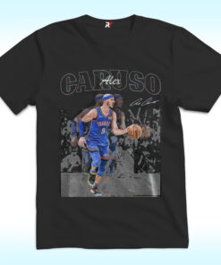 Alex Caruso Funny Meme With Nikola Jokic Shirt with Signature Alex Caruso Funny Meme With Nikola Jokic Shirt with Signature