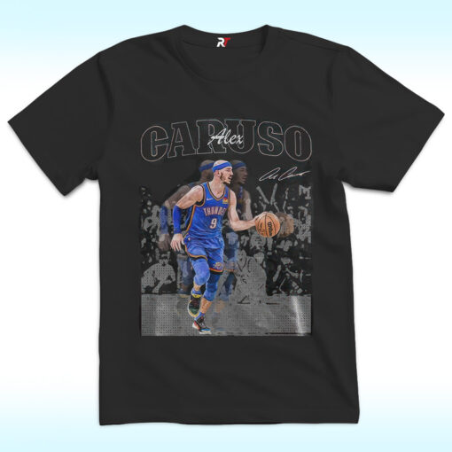 Alex Caruso Funny Meme With Nikola Jokic Shirt with Signature
