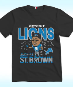 Amon-Ra St. Brown With Tape On Nose Shirt Amon-Ra St. Brown With Tape On Nose Shirt