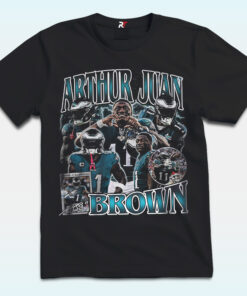 Arthur Juan Brown Shirt, Philadelphia Eagles Arthur Juan Brown Shirt, Philadelphia Eagles