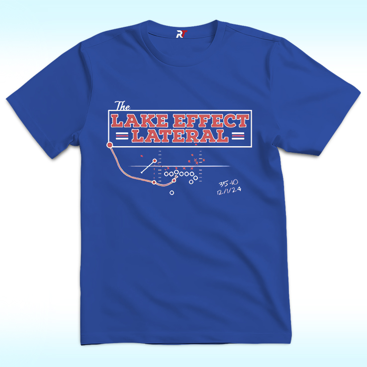 Buffalo Bills The Lake Effect Lateral T Shirt Buffalo Bills The Lake Effect Lateral T Shirt