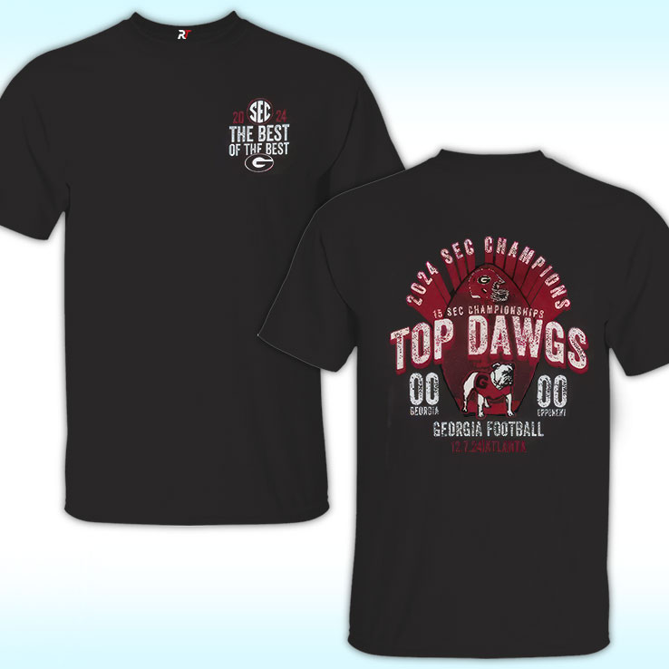 Bulldogs 2024 SEC Football Conference Champs Shirt, The Best of The Best Bulldogs 2024 SEC Football Conference Champs Shirt, The Best of The Best