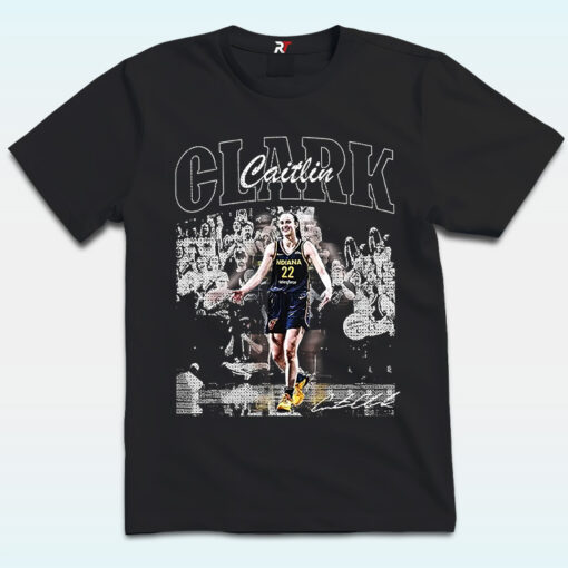 Caitlin Clark Shirt With Signature, Indiana Basketball
