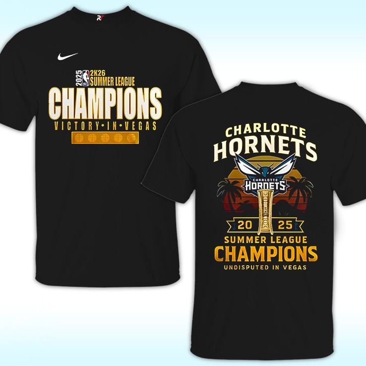 Charlotte Hornets 2025 Summer League Champions Special Shirt Charlotte Hornets 2025 Summer League Champions Special Shirt