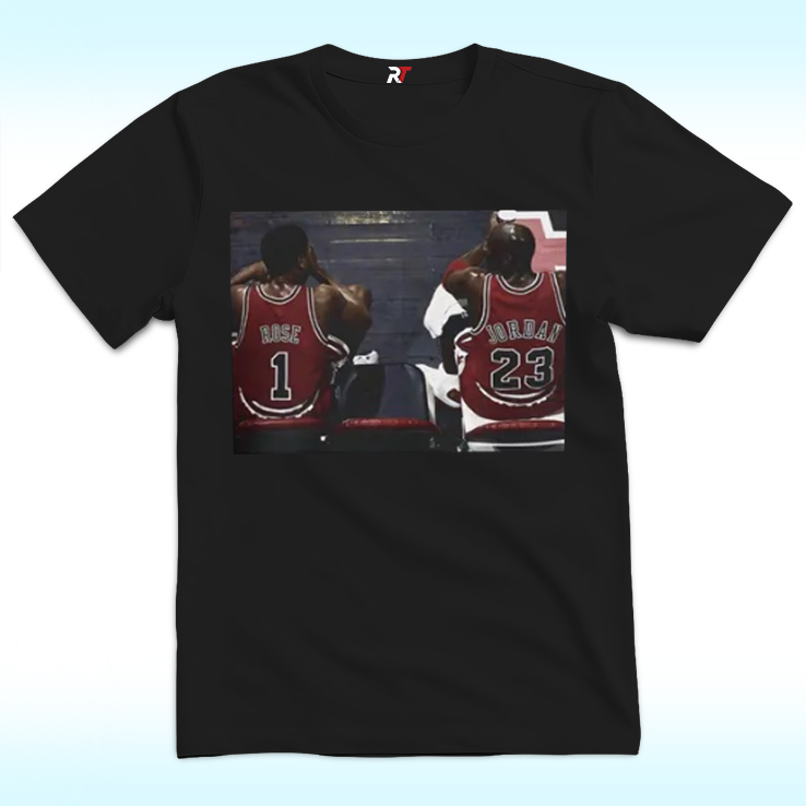 Chicago Basketball GOAT Shirt, Michael Jordan And Derrick Rose Chicago Basketball GOAT Shirt, Michael Jordan And Derrick Rose