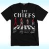 Chiefs Walking Abbey Road Signatures Shirt, Andy Reid, Travis Kelce, Patrick Mahomes, Chris Jones