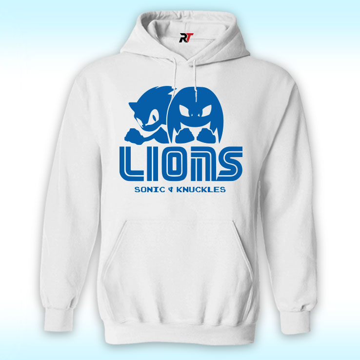 Detroit Lions Sonic And Knuckles Hoodie Detroit Lions Sonic And Knuckles Hoodie
