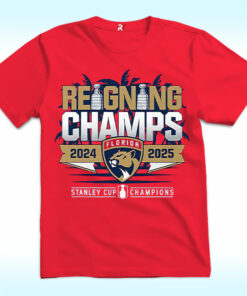 Florida Panthers Reigning Champs Back-To-Back Stanley Cup Champions 2024-2025 Shirt Florida Panthers Reigning Champs Back-To-Back Stanley Cup Champions 2024-2025 Shirt