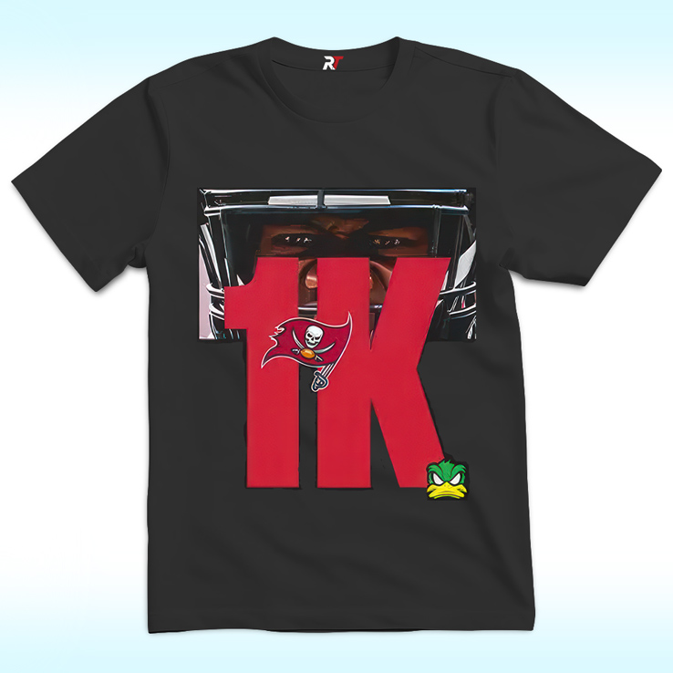 Graham Barton Wearing Bucky Irving 1K Shirt Graham Barton Wearing Bucky Irving 1K Shirt