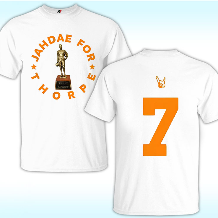 Jahdae For Thorpe Texas Longhorns T Shirt Jahdae For Thorpe Texas Longhorns T Shirt
